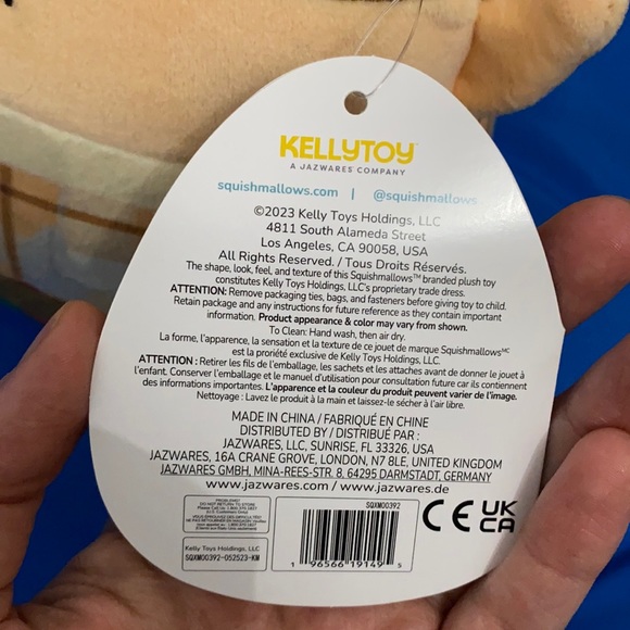 Original Squishmallows Jangle Size 8 “ Inch Christmas Elf NWTS - Picture 5 of 9